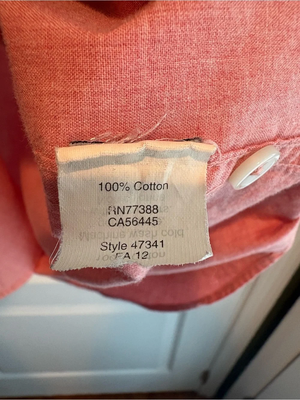 J. Crew Men's Button-Down Shirt in Dusty Rose